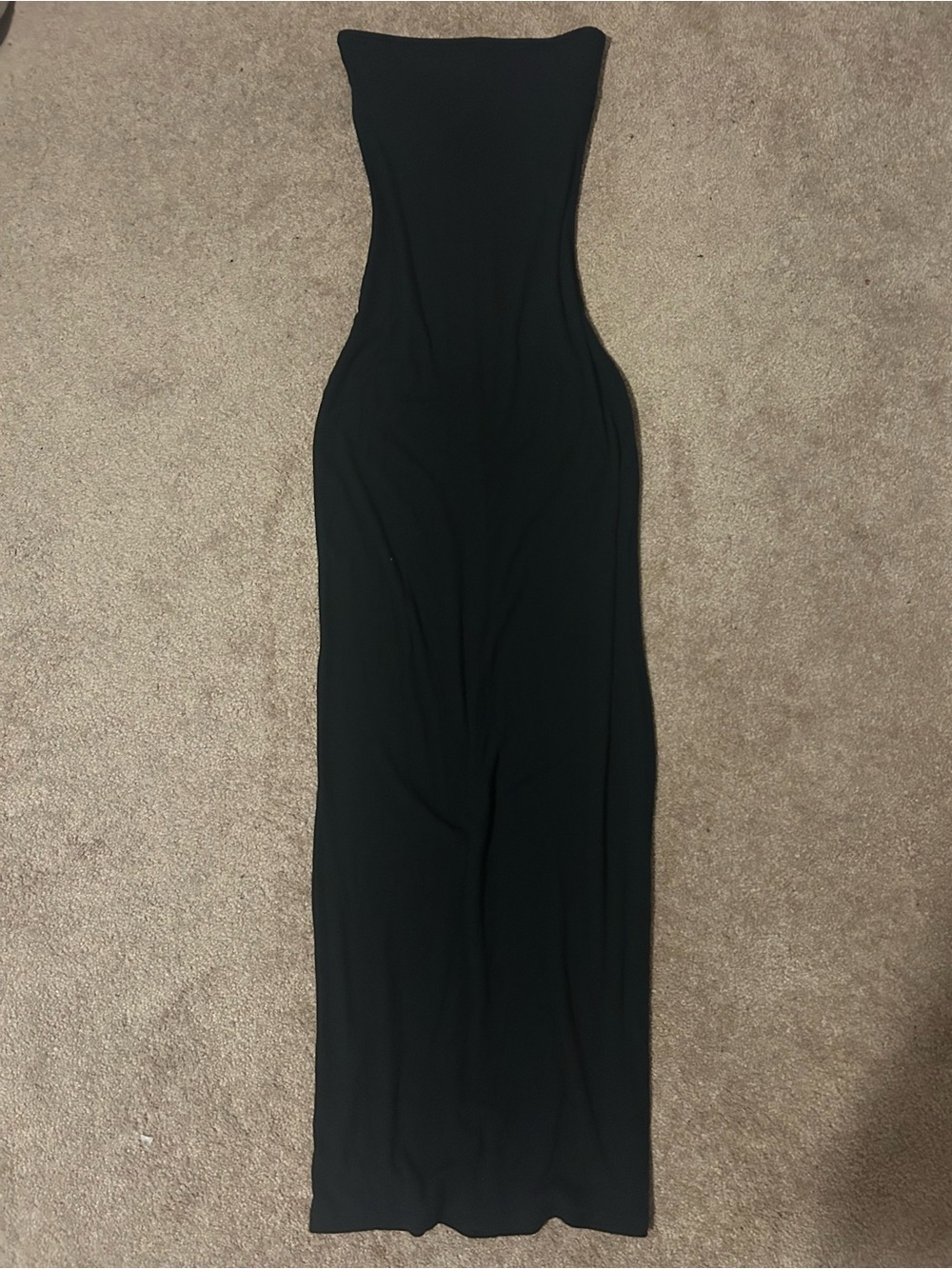 SKIMS strapless maxi dress